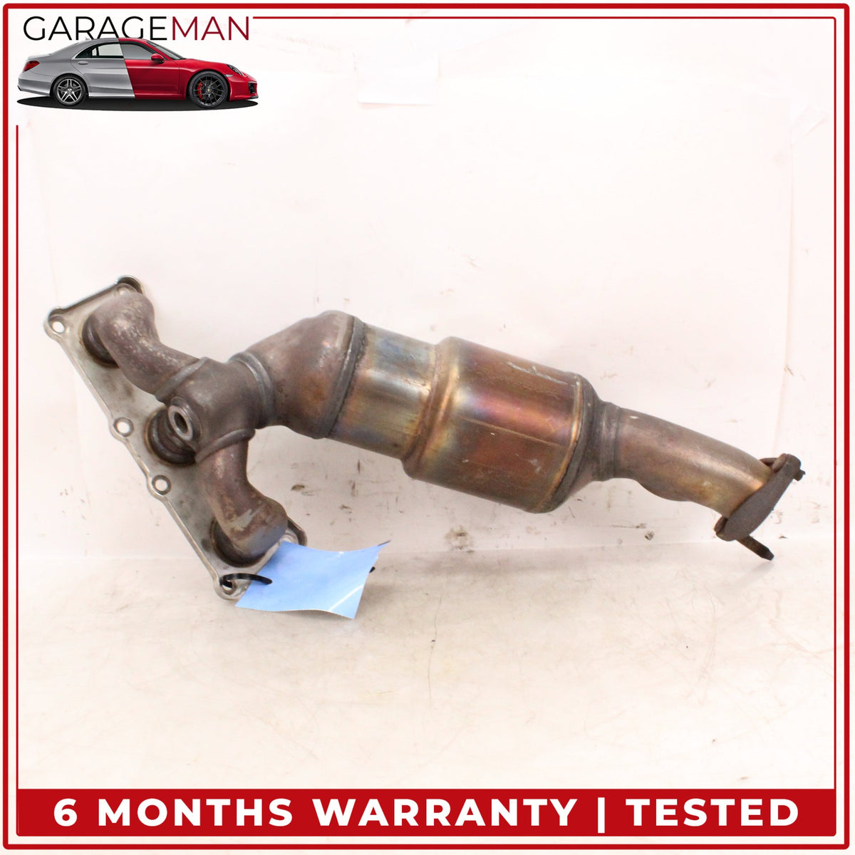 2007-2010 BMW X5 E70 Exhaust Manifold Downpipe Cylinder 4-6 7596879 OEM