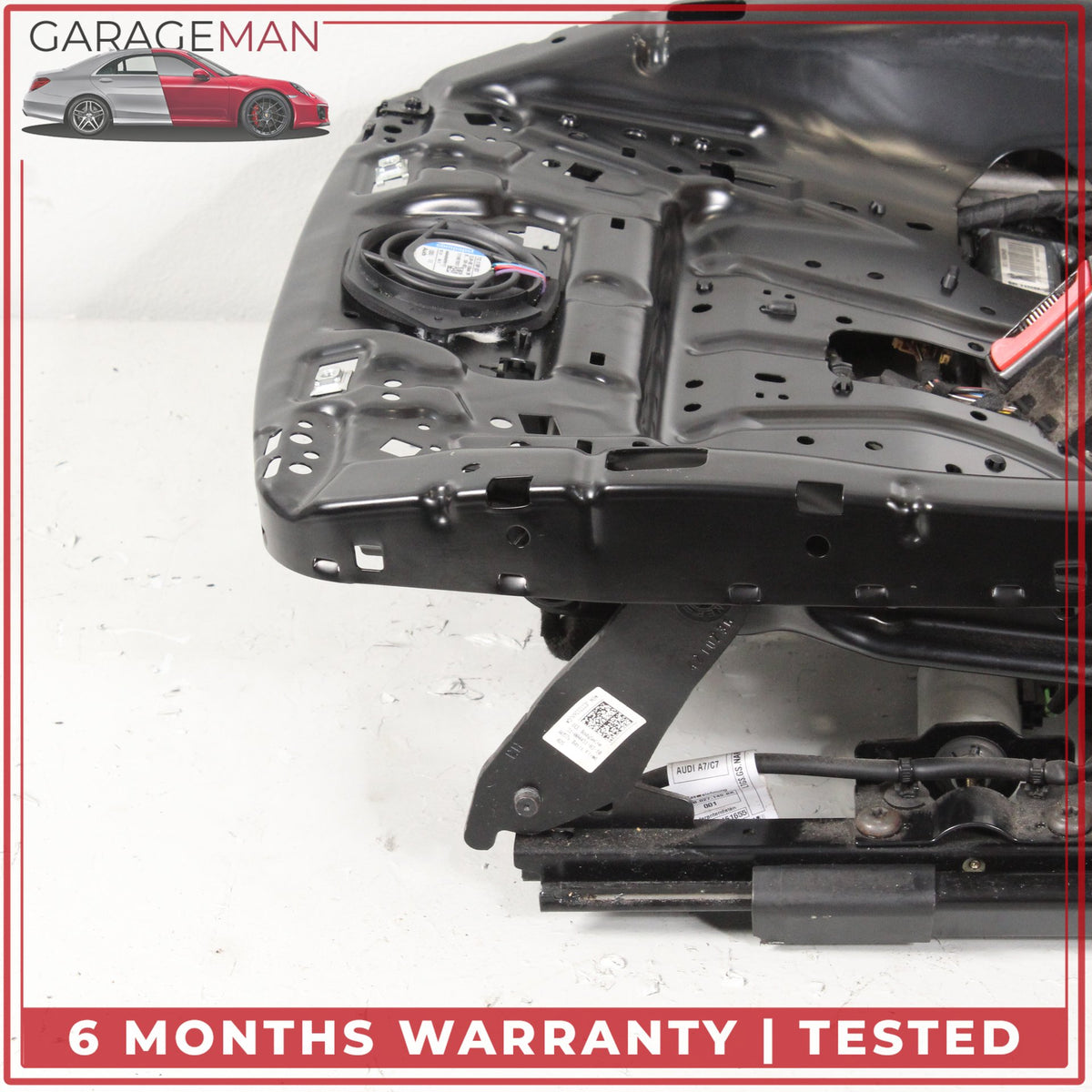 2012-2018 Audi A7 Front Right Passenger Side Seat Track Rail Frame w/ Motor OEM