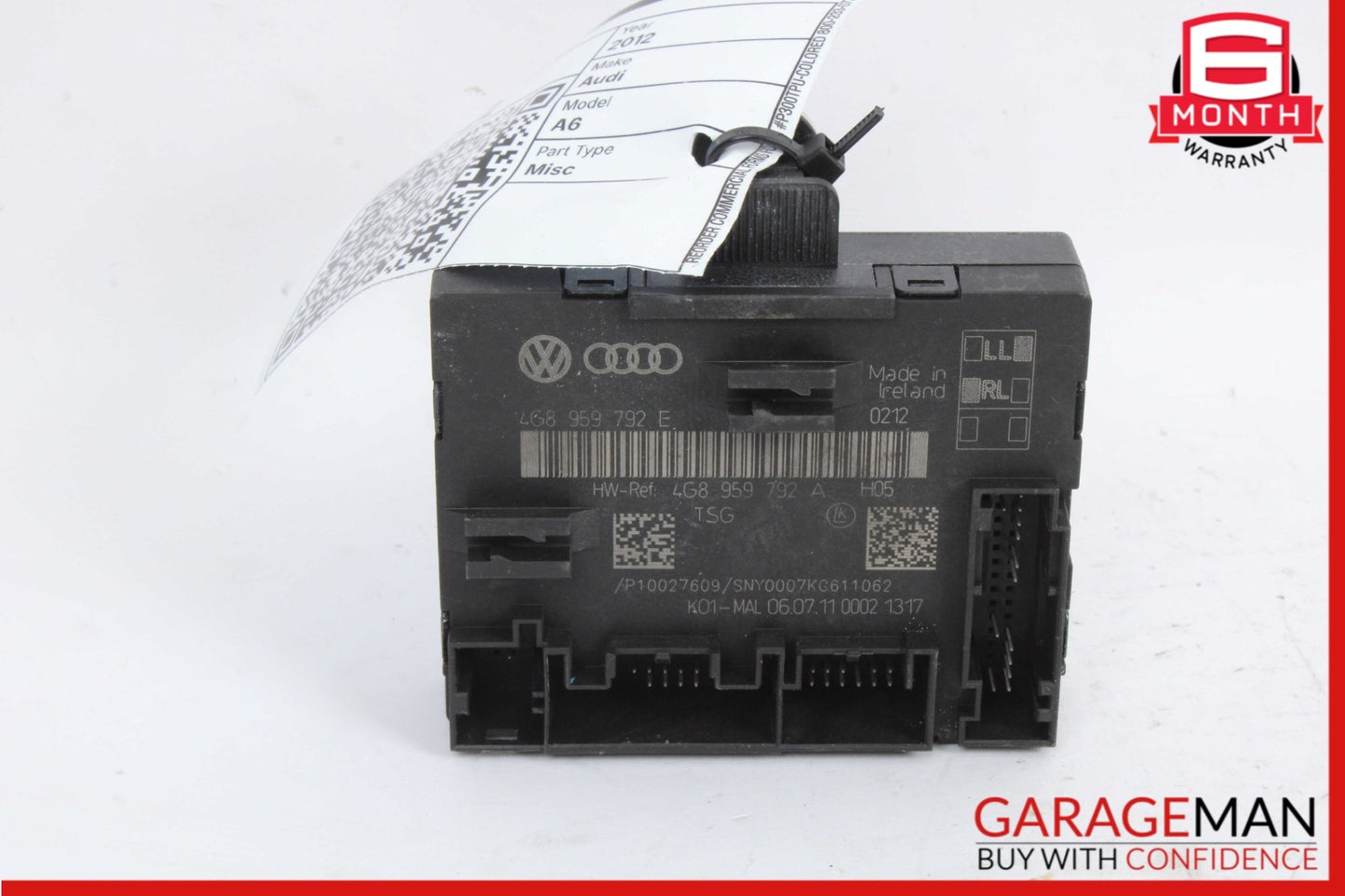 2012-2018 Audi A6 C7 Sedan Front Right Door Control Module 4G8959792 OEM