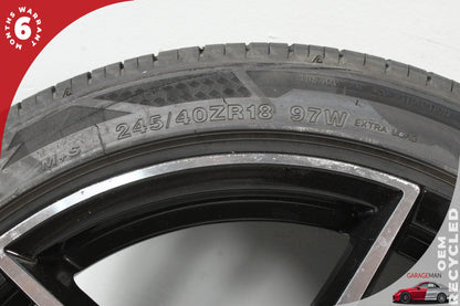 2015-2021 Mercedes-Benz C300 W205 Wheel Rim 18x9.5J w/ Tire A2124010300