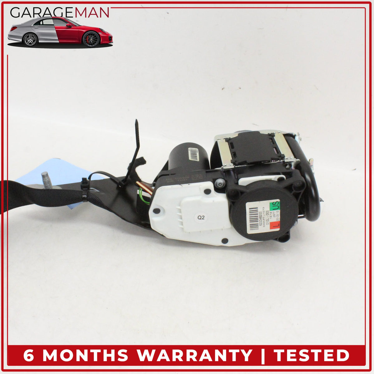 2010-2016 Mercedes W218 CLS550 E350 Front Left Side Seat Belt 620048200 OEM