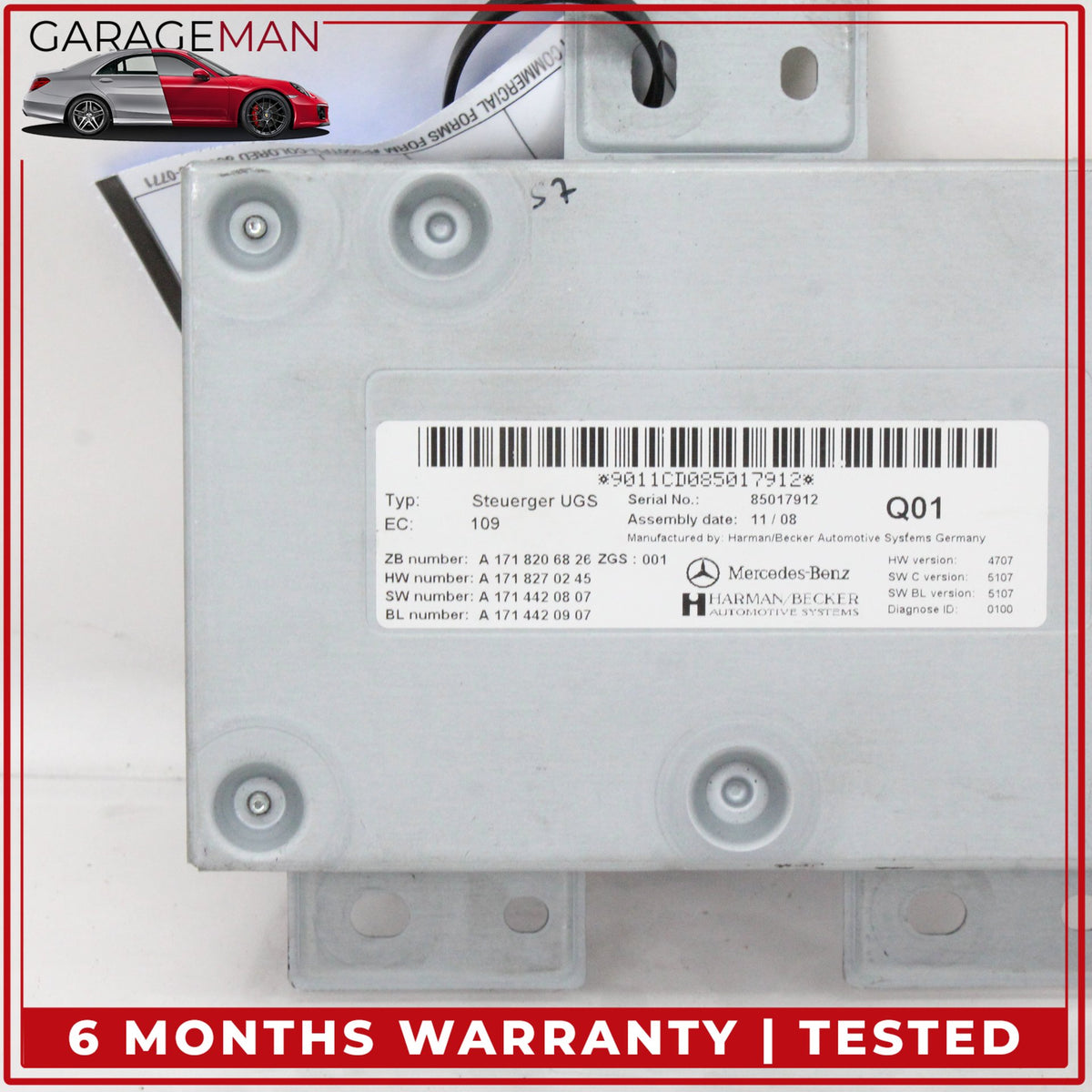 2005-2014 Mercedes W219 CLS550 Communication Interface Control Module Unit OEM