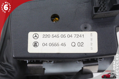 00-06 Mercedes-Benz S500 W220 Headlight Fog Light Switch Control Module 22054505