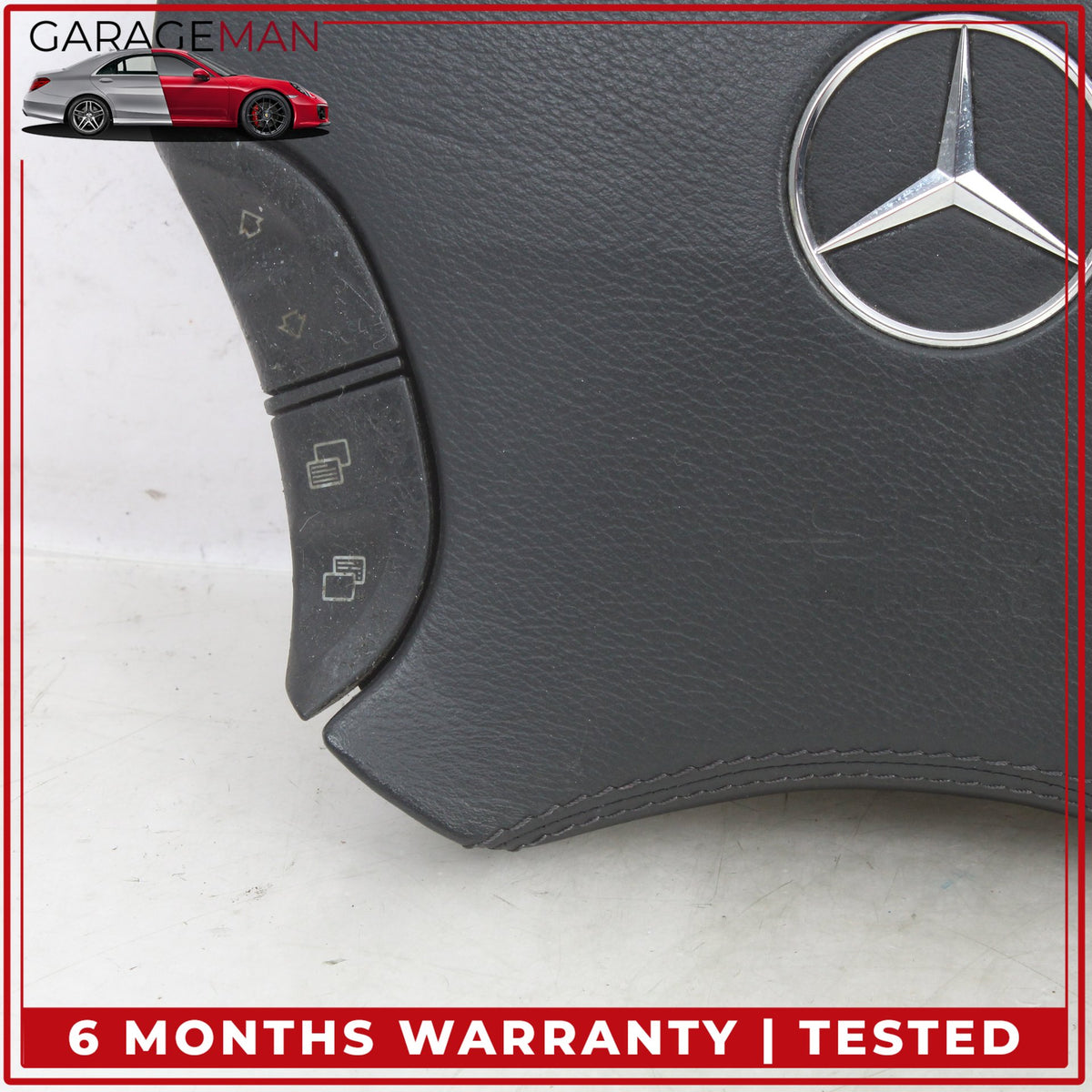2000-2006 Mercedes W215 CL500 Front Left Steering Wheel Airbag 2204600998 OEM