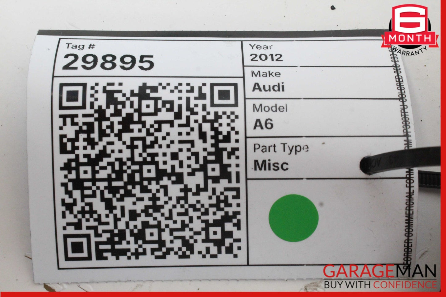 2012-2018 Audi A6 C7 Right Passenger Door Handle 4H0837886 Genuine OEM