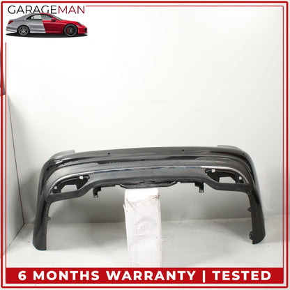 2014-2016 Mercedes W212 E400 E350 Sedan Rear Bumper Cover Black 2128853438 OEM