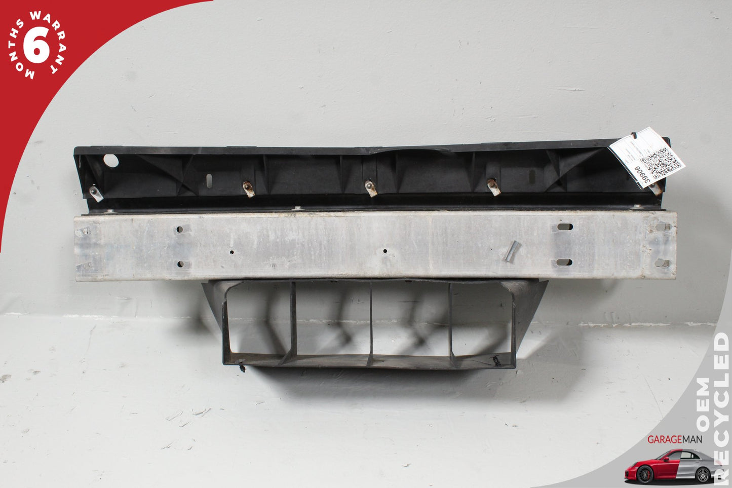 06-09 Pontiac Solstice Convertible Front Bumper Bar Reinforcement w Upper Grille Support 15947393