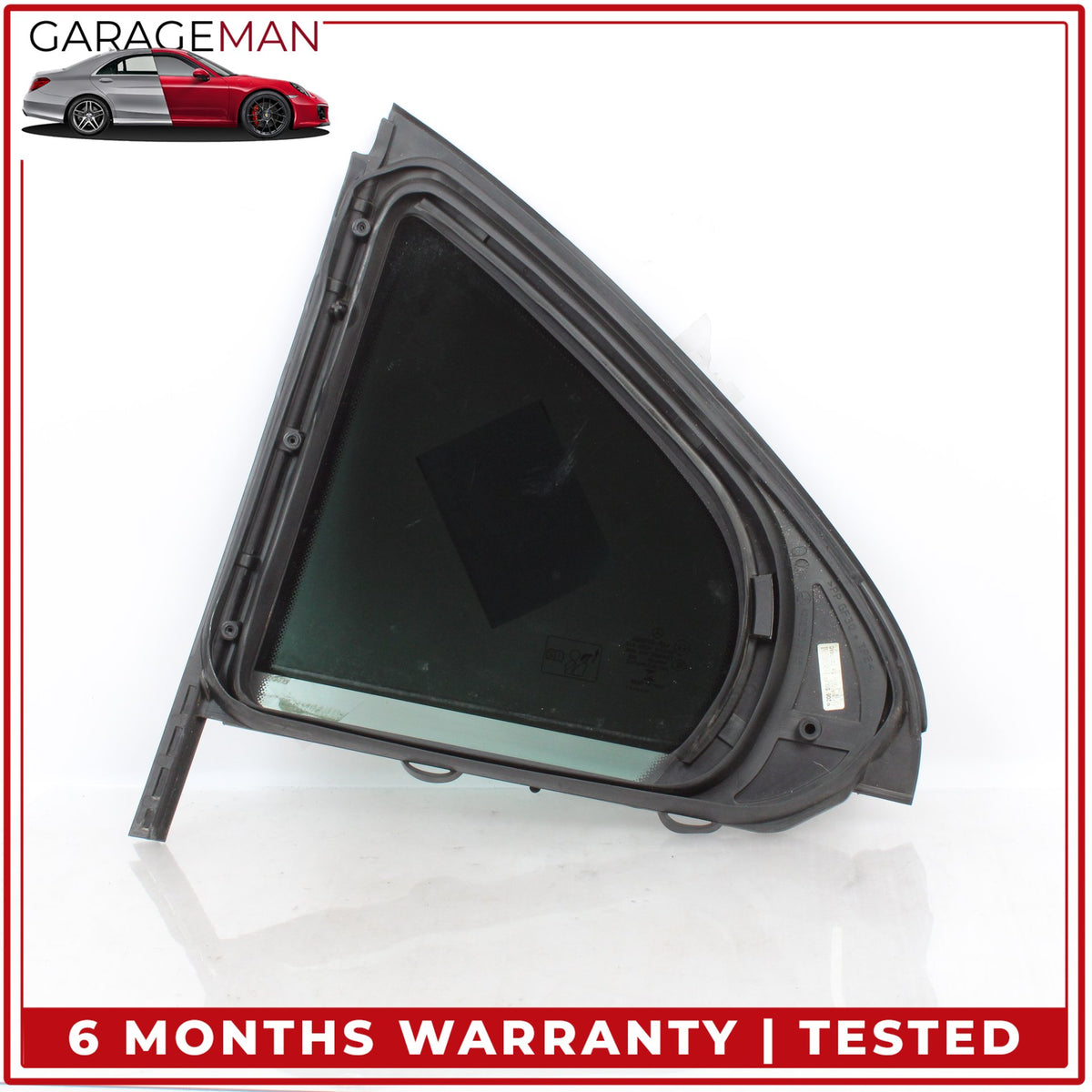 2015-2021 Mercedes-Benz C300 W205 Rear Right Door Fixed Window Glass A2057300655 OEM