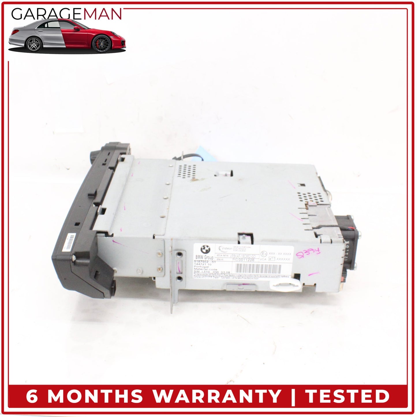 2007-2010 BMW X5 X6 E70 E71 Audio Radio Receiver AM FM CD Player 9187902 OEM