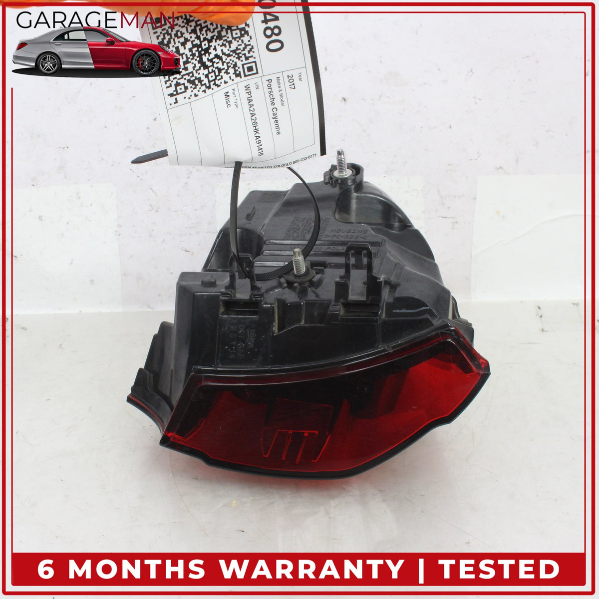 2015-2018 Porsche Cayenne 958 Rear Left Inner Tail Light Lamp 7P5945307N OEM