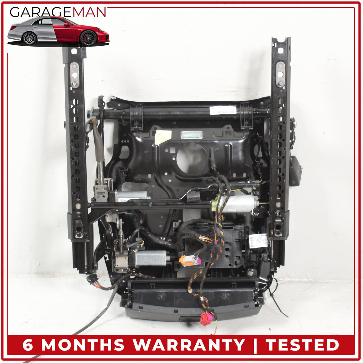 2012-2018 Audi A6 A7 Front Left Driver Side Seat Track Rail Frame w/ Motor OEM