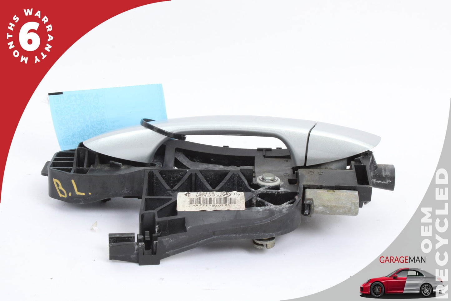 2007-2013 Mercedes W221 S550 Rear Left Side Exterior Door Handle Keyless Go OEM