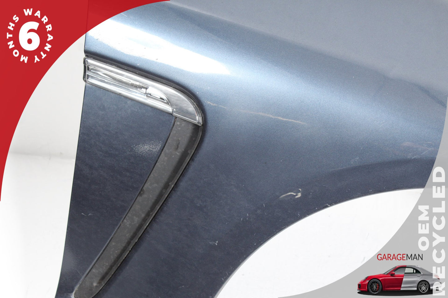2010-2013 Porsche Panamera 970 S Front Right Fender Panel Blue 97050303201 OEM