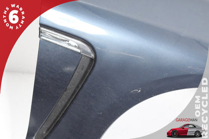 2010-2013 Porsche Panamera 970 S Front Right Fender Panel Blue 97050303201 OEM