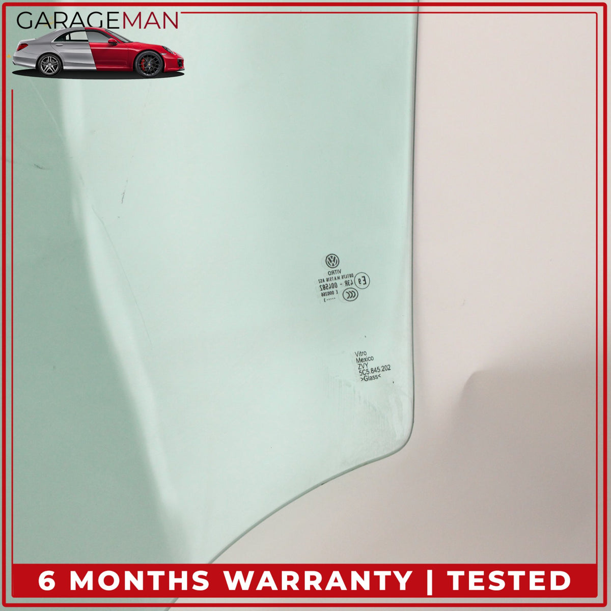 2012-2019 Volkswagen Beetle Front Right Side Door Window Glass 5C5845202 OEM