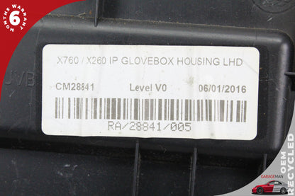 2016-2020 Jaguar XF X260 Glove Box Storage Compartment GX730060T10AC OEM