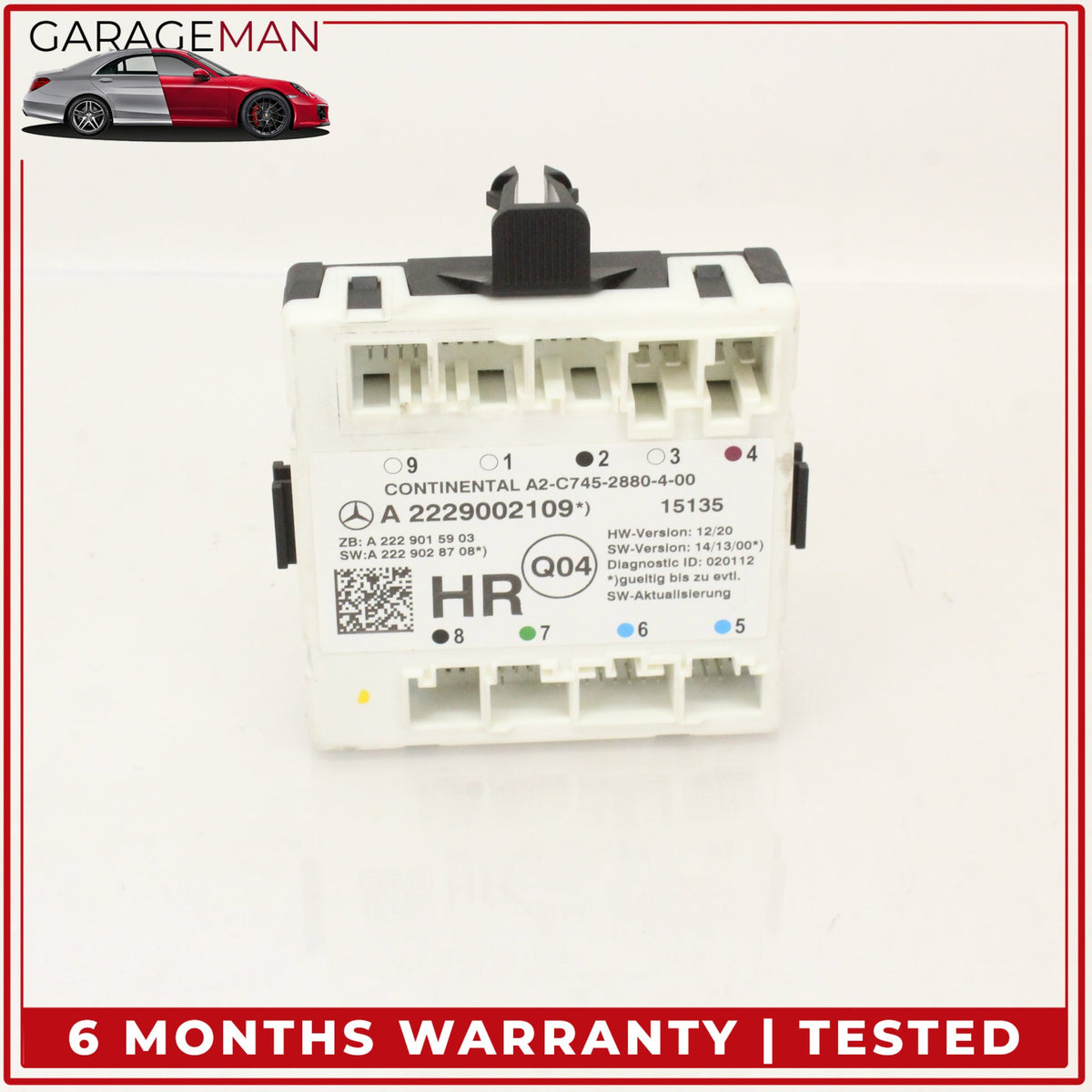 15-23 Mercedes W205 C300 Rear Right Side Door Control Module Unit OEM