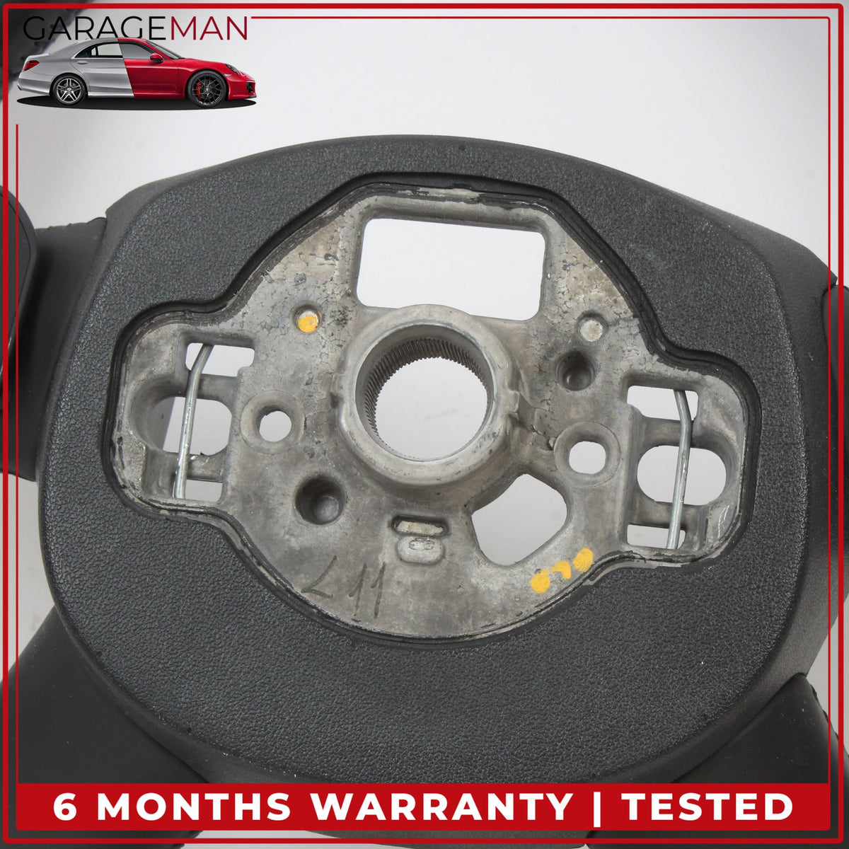 2011-2018 Audi A8 S8 Steering Wheel w/ Paddle Shifters Leather Black OEM
