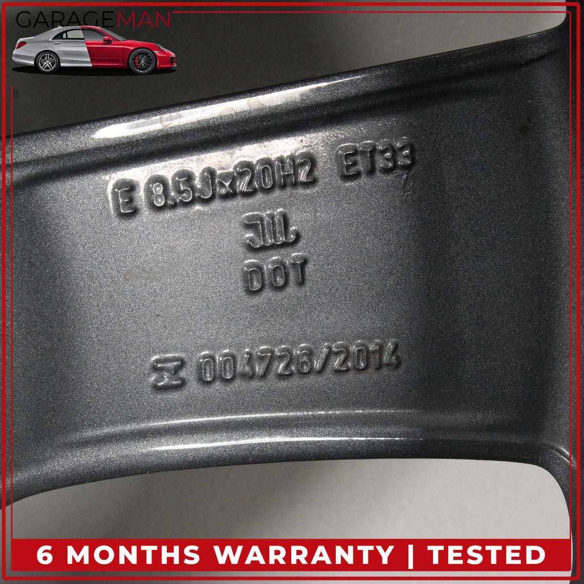 2013-2017 Audi Q5 SQ5 8R Front or Rear Wheel Rim 8.5JX20H2 ET33 8R0601025CJ OEM