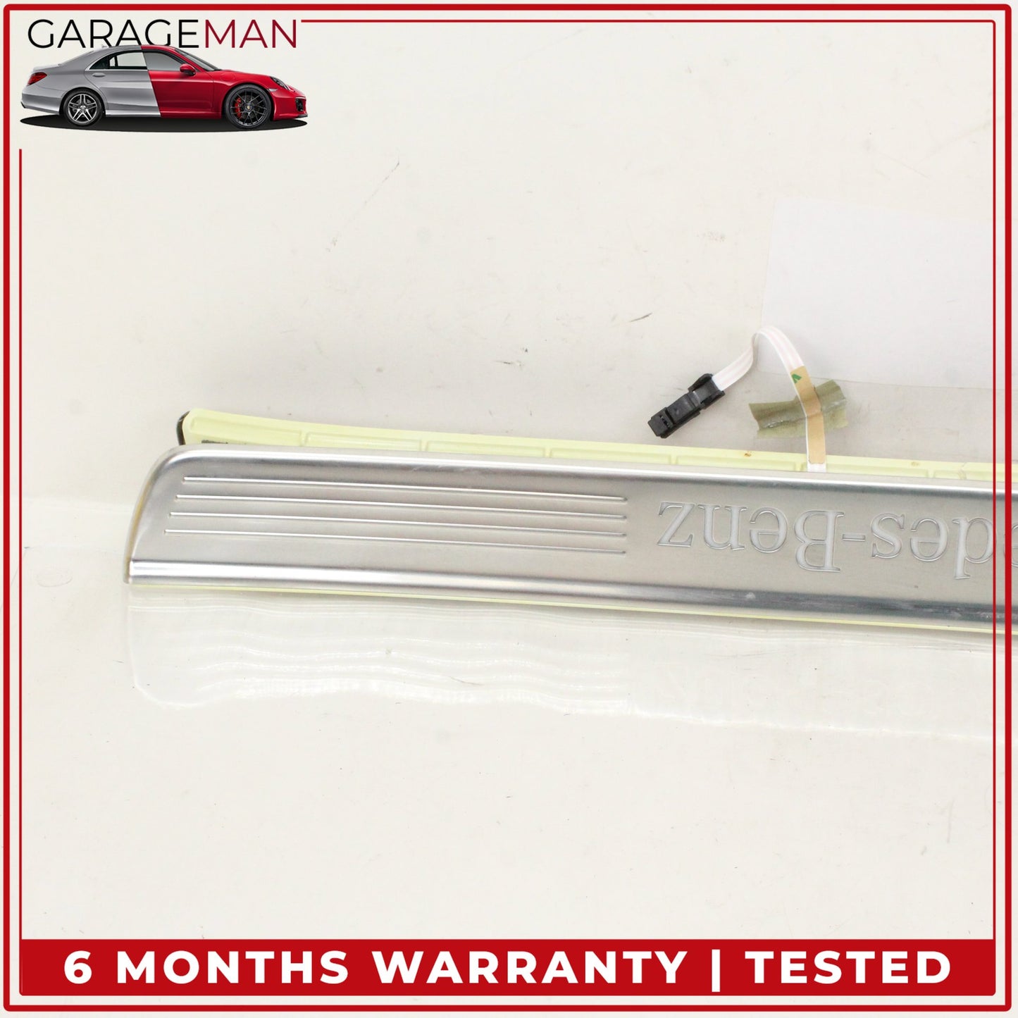 2014-2020 Mercedes W222 S550e Front and Rear Illuminated Door Step Sill Set OEM