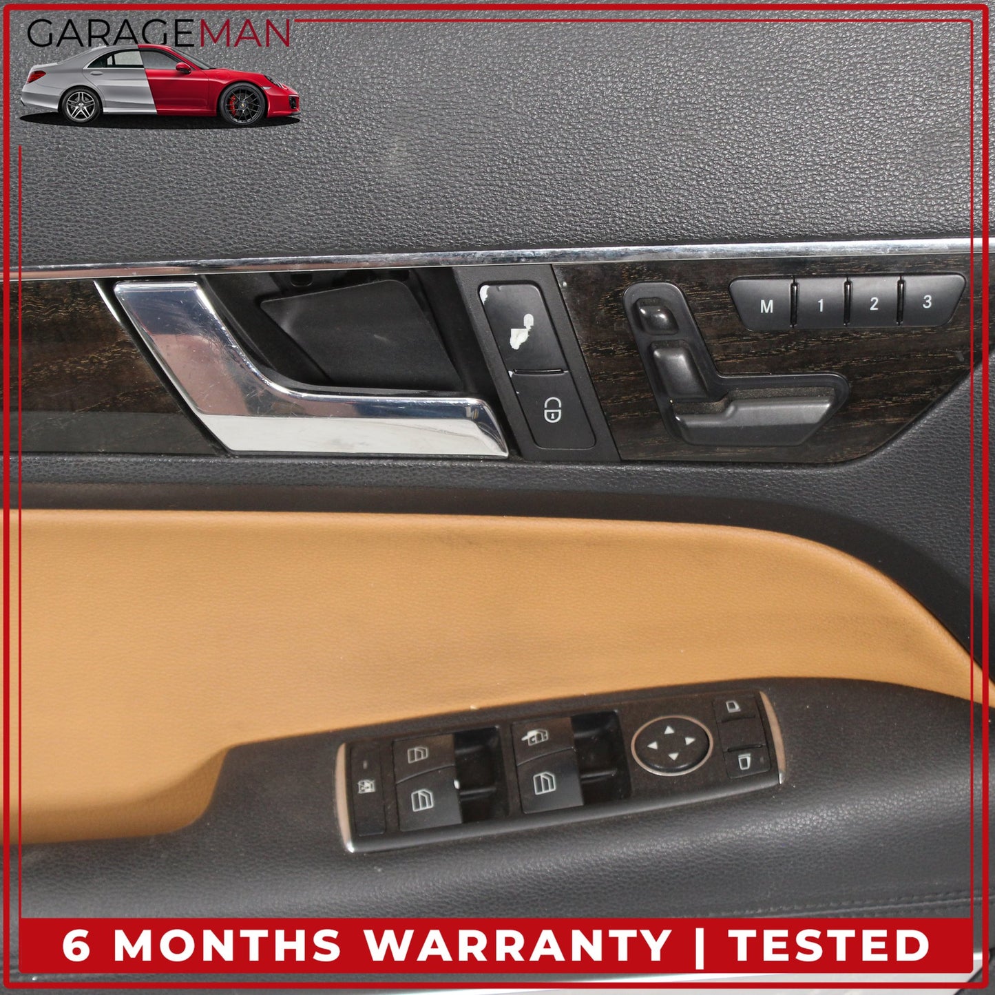 2011-2013 Mercedes W207 E350 E550 Convertible Left Side Interior Door Panel OEM