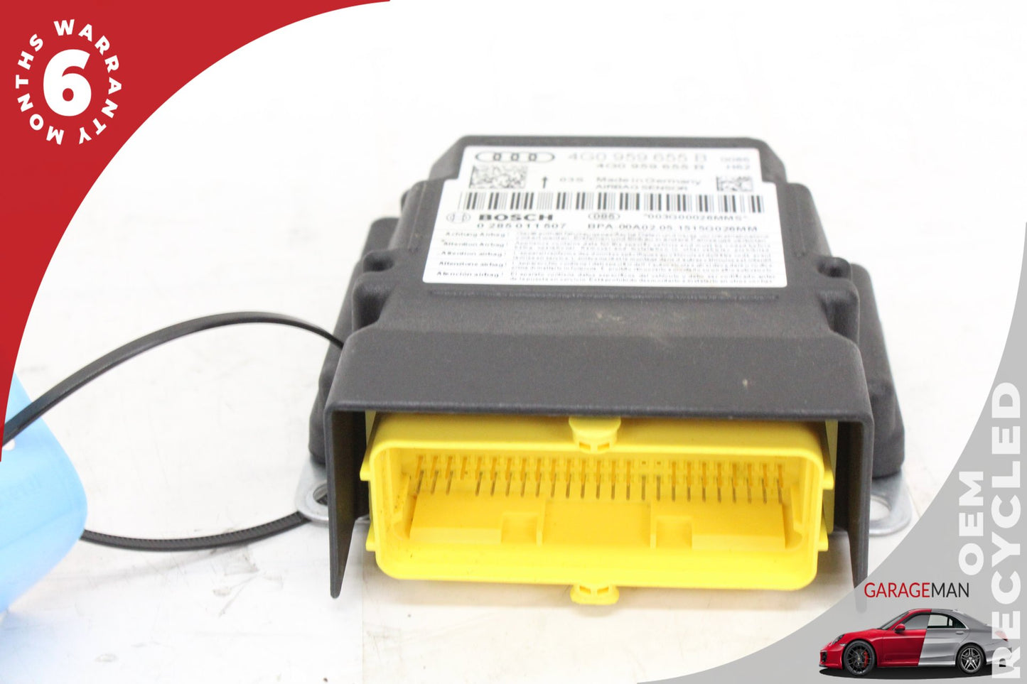 2012-2018 Audi A7 A6 Airbag Air Bag Sensor Restraint Diagnostic 4G0959655B OEM
