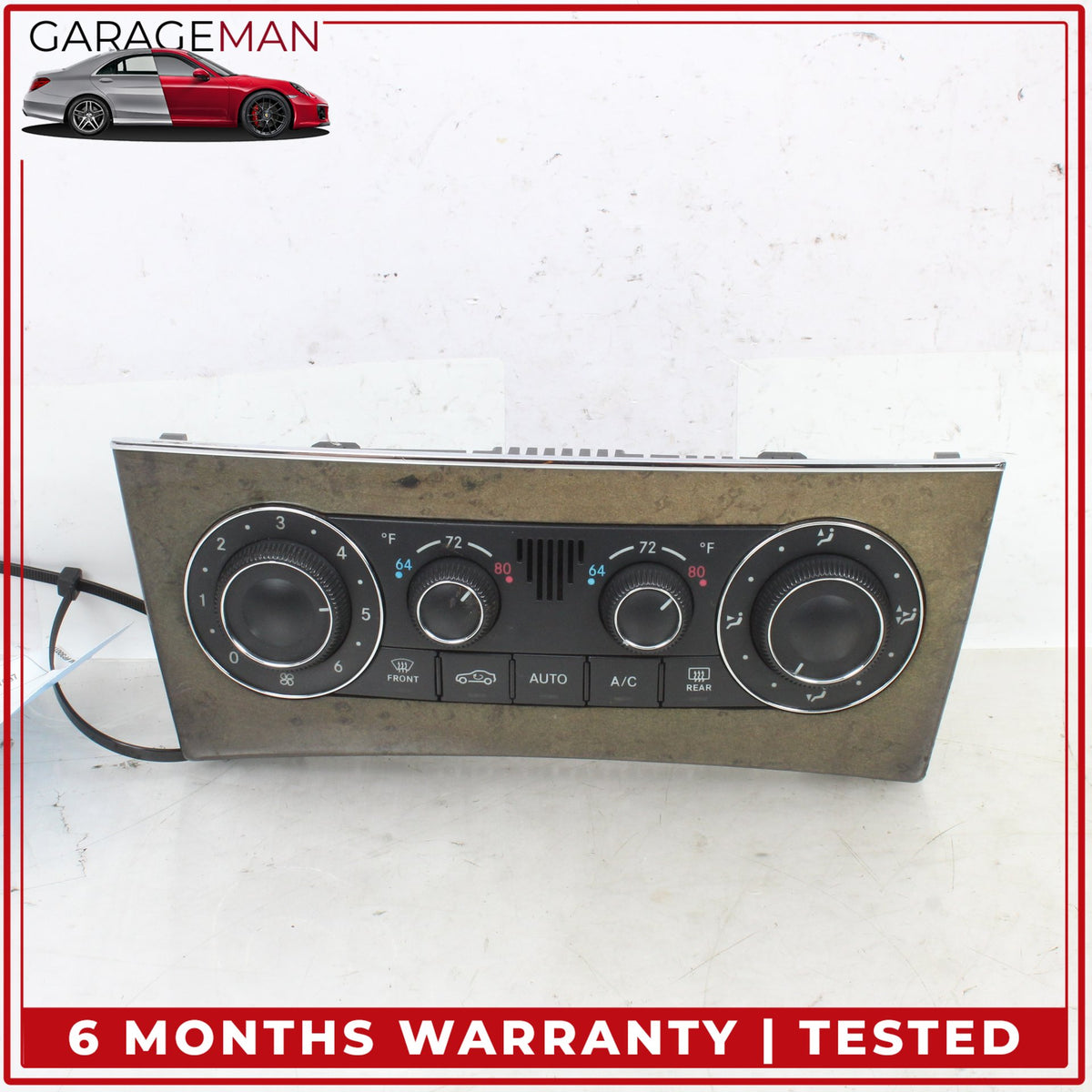 2006-2007 Mercedes W203 C230 AC A/C Climate Control Switch Panel w/ Trim OEM