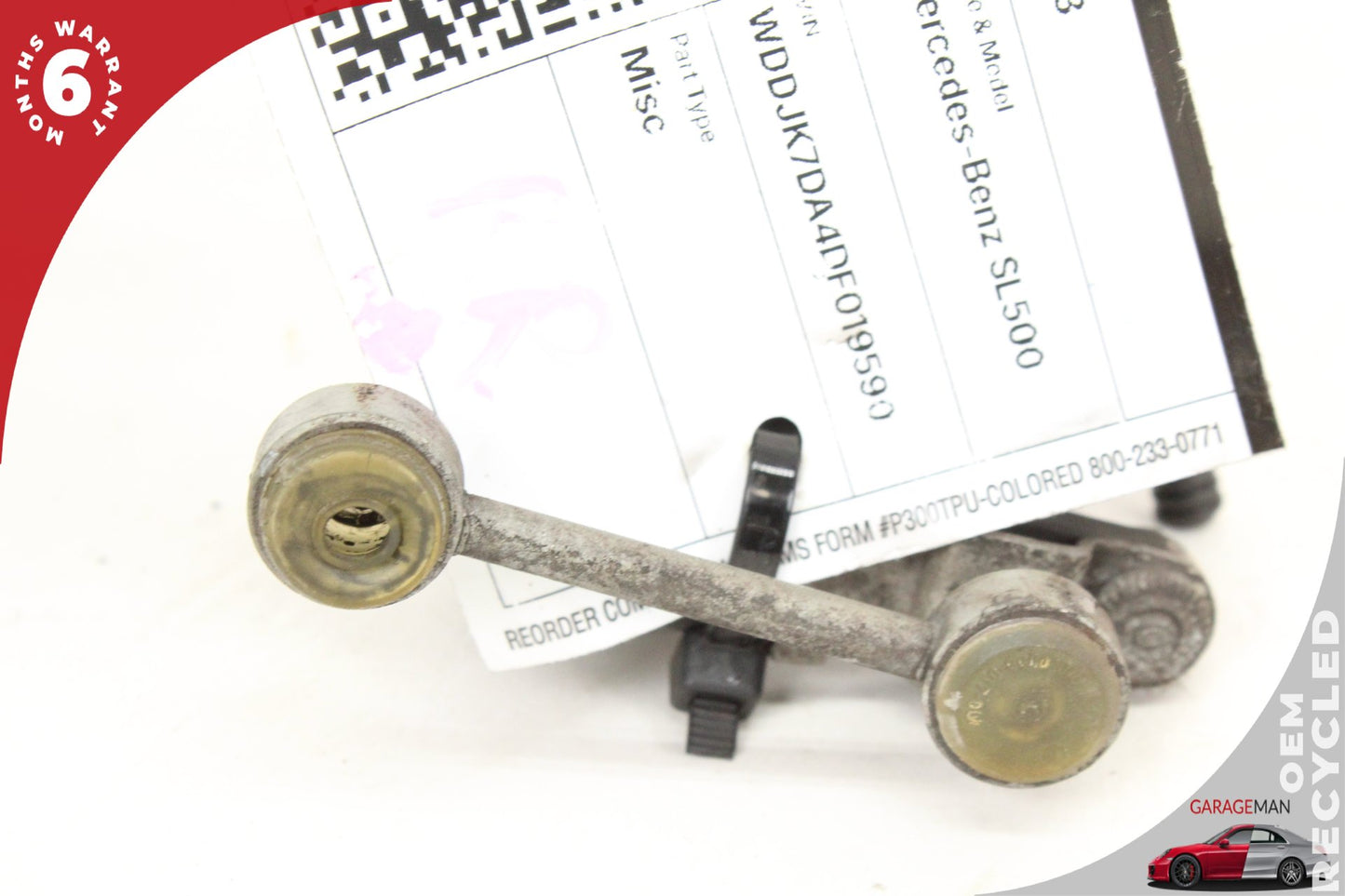 13-20 Mercedes-Benz SL500 R231 RWD Rear Left or Right Suspension Level Hight Sensor 0009050303