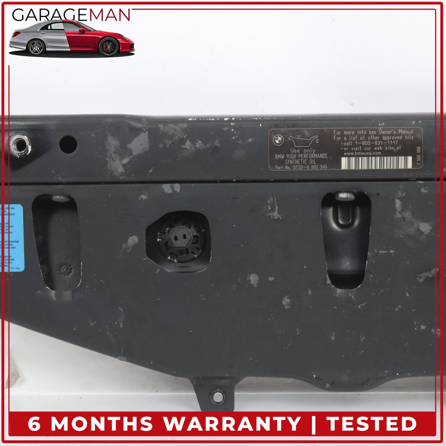 2011-2016 BMW 528i F10 Sedan Upper Radiator Core Support Bar 51647200689 OEM