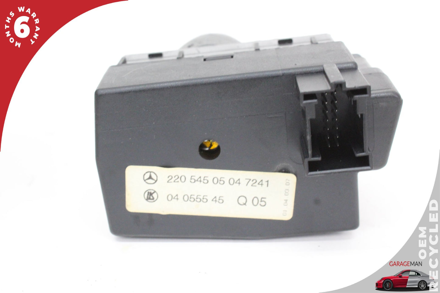 2000-2006 Mercedes W220 S55 AMG Head Light Control Switch 2205450504 OEM