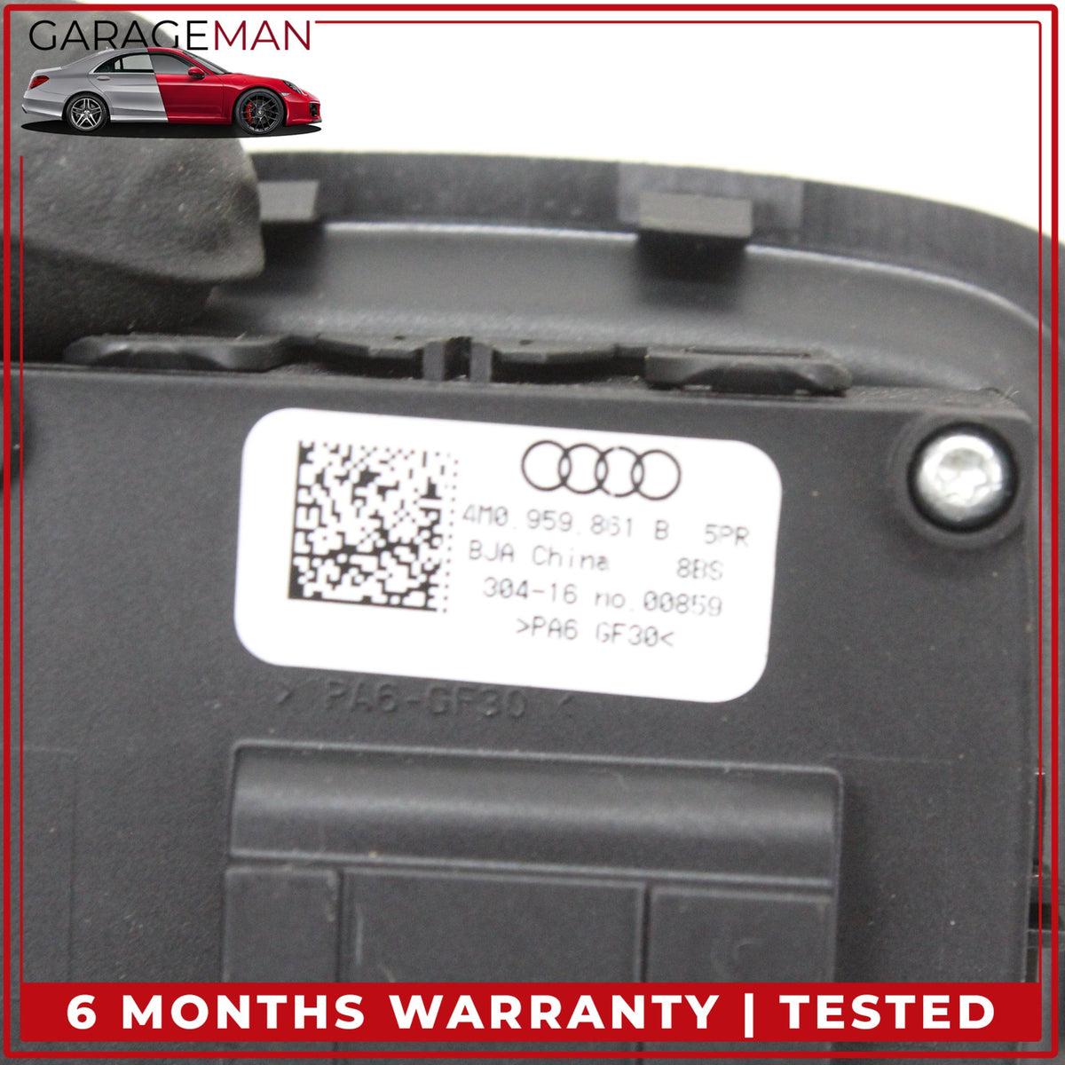 2017-2026 Audi Q7 Rear Seat Release Switch Button 4M0959861B OEM