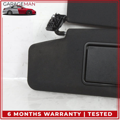 2010-2016 Mercedes W212 E350 Front Left and Right Side Sun Visor Set Black OEM