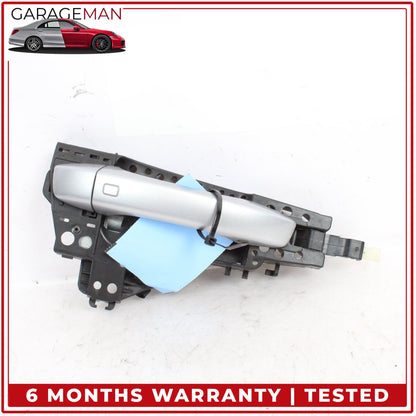 2017-2024 Audi Q7 Right Passenger Side Exterior Door Handle Silver Metallic OEM