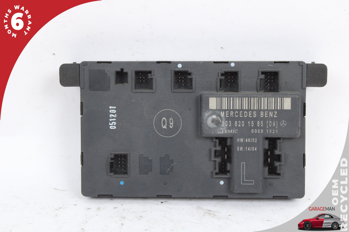 2001-2007 Mercedes W203 C230 Front Left Side Door Control Module 2038201585 OEM