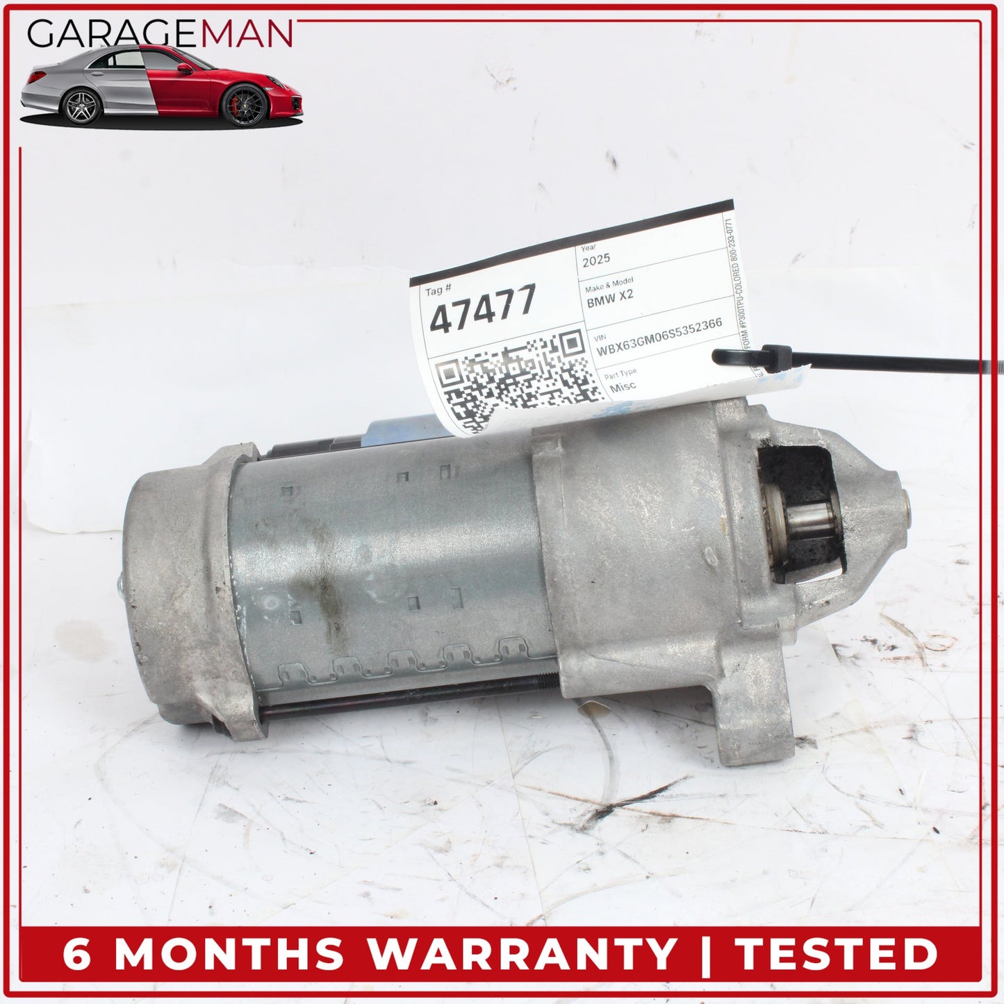 2023-2025 BMW X2 U10 SUV Engine Motor Starter 9454625 OEM