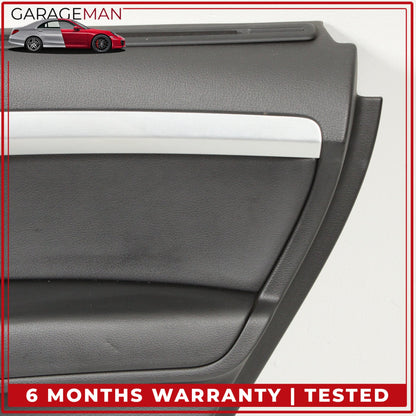 2007-2015 Audi Q7 Rear Right Side Interior Door Trim Panel w/ Sun Shade OEM