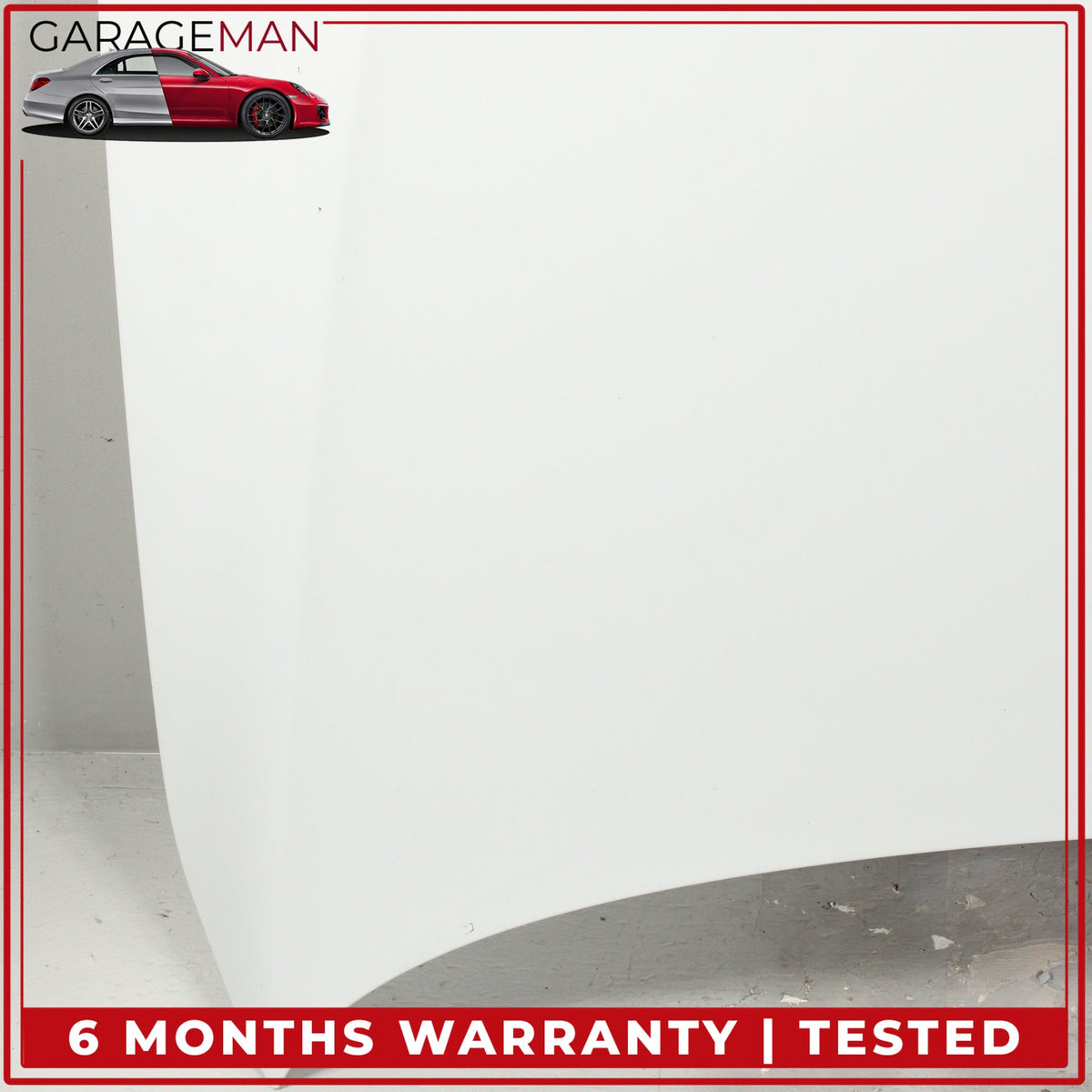 2007-2015 Audi Q7 4L SUV Front Hood Bonnet Panel Glacier White Metallic OEM