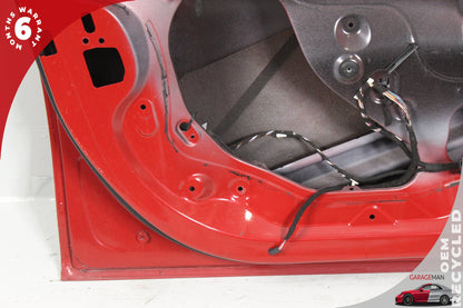 2012-2018 BMW 320i F30 Front Left Driver Side Door Shell Red 9628763 OEM