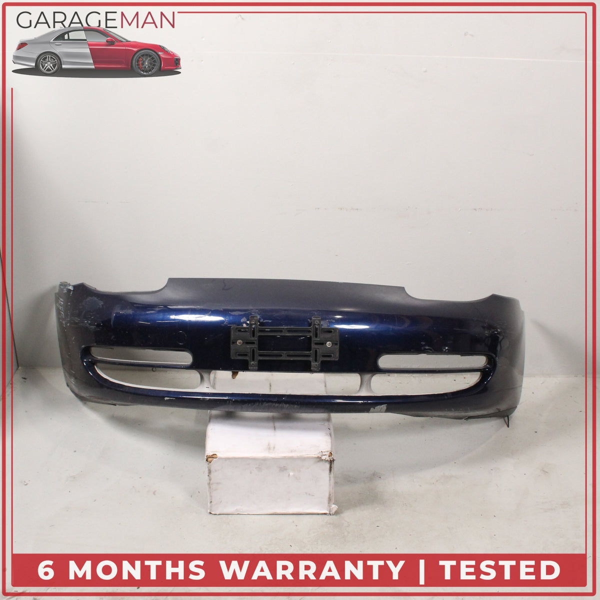 1999-2001 Porsche 911 Carrera 996 Front Bumper Cover Lapis Blue Metallic OEM