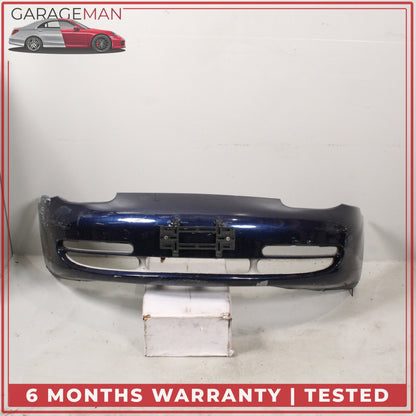 1999-2001 Porsche 911 Carrera 996 Front Bumper Cover Lapis Blue Metallic OEM