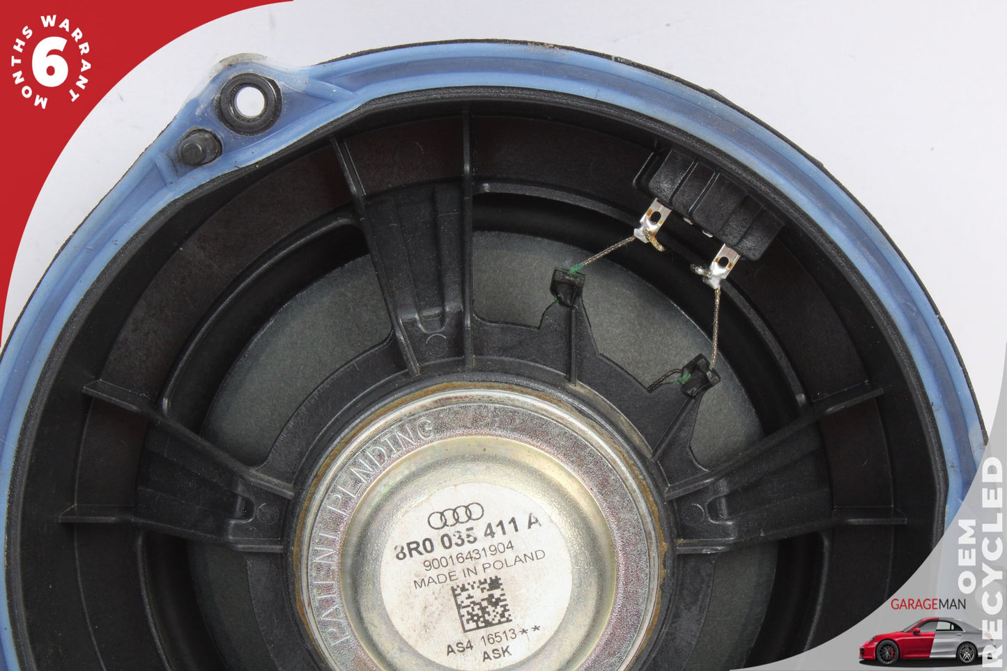 2009-2017 Audi Q5 SQ5 Rear Left and Right Side Door Speaker Set 8R0035411A OEM