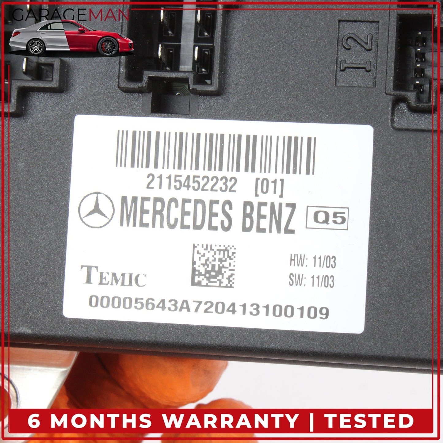 2003-2011 Mercedes W211 E320 E350 CLS350 Body Control Module 2115452132 OEM