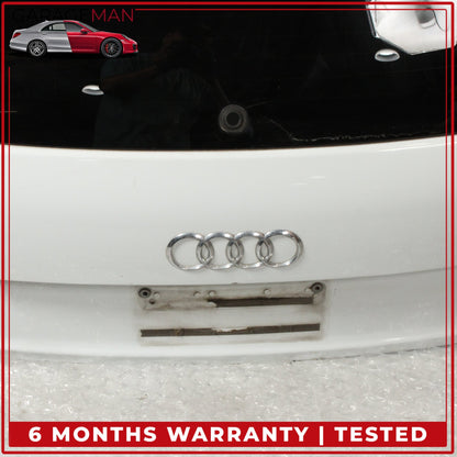 2007-2015 Audi Q7 4L Rear Trunk Lid Panel Assembly Glacier White Metallic OEM