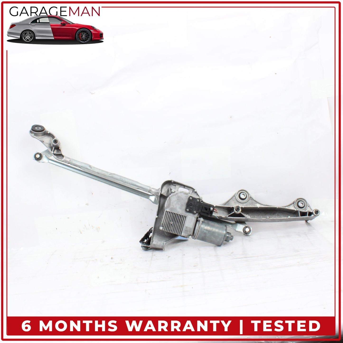 2014-2017 Mercedes W222 S550e Front Windshield Wiper Linkage w/ Motor OEM