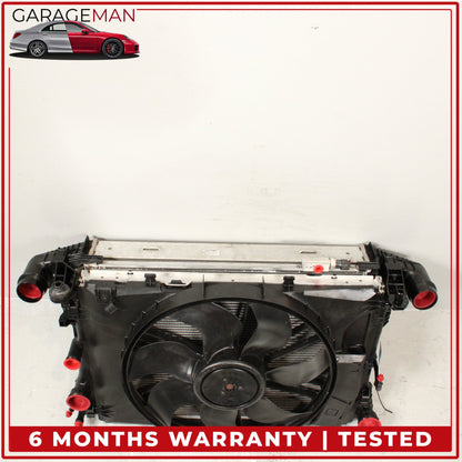 2012-2015 Mercedes W204 C250 Engine Cooling Radiator AC A/C Condenser Assy OEM