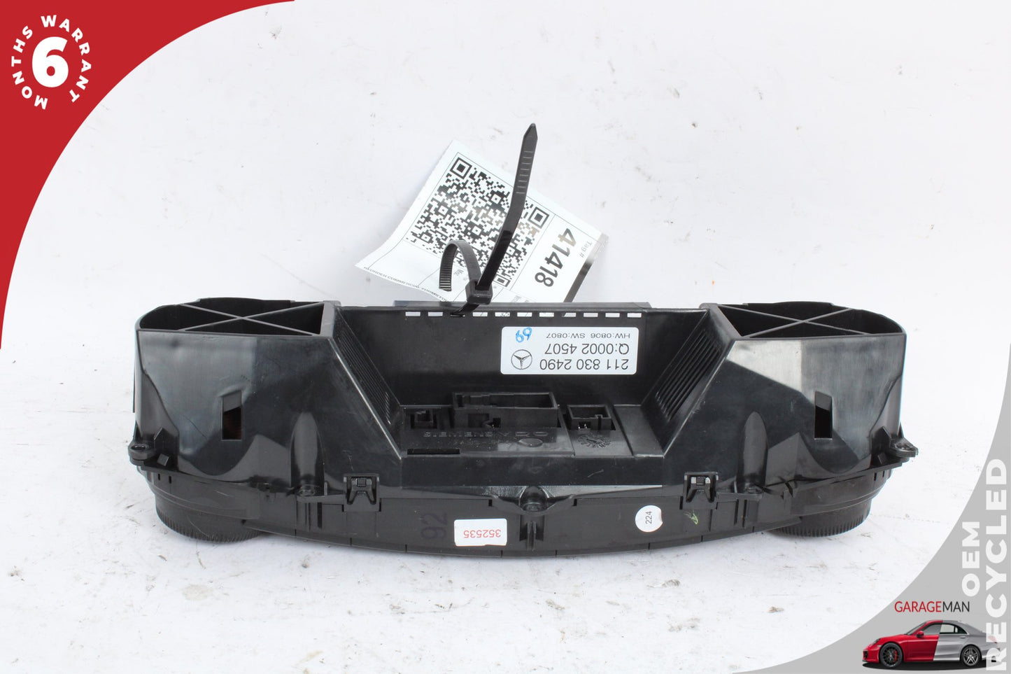 2007-2009 Mercedes W211 E350 AC A/C Climate Control Switch Panel 2118302490 OEM