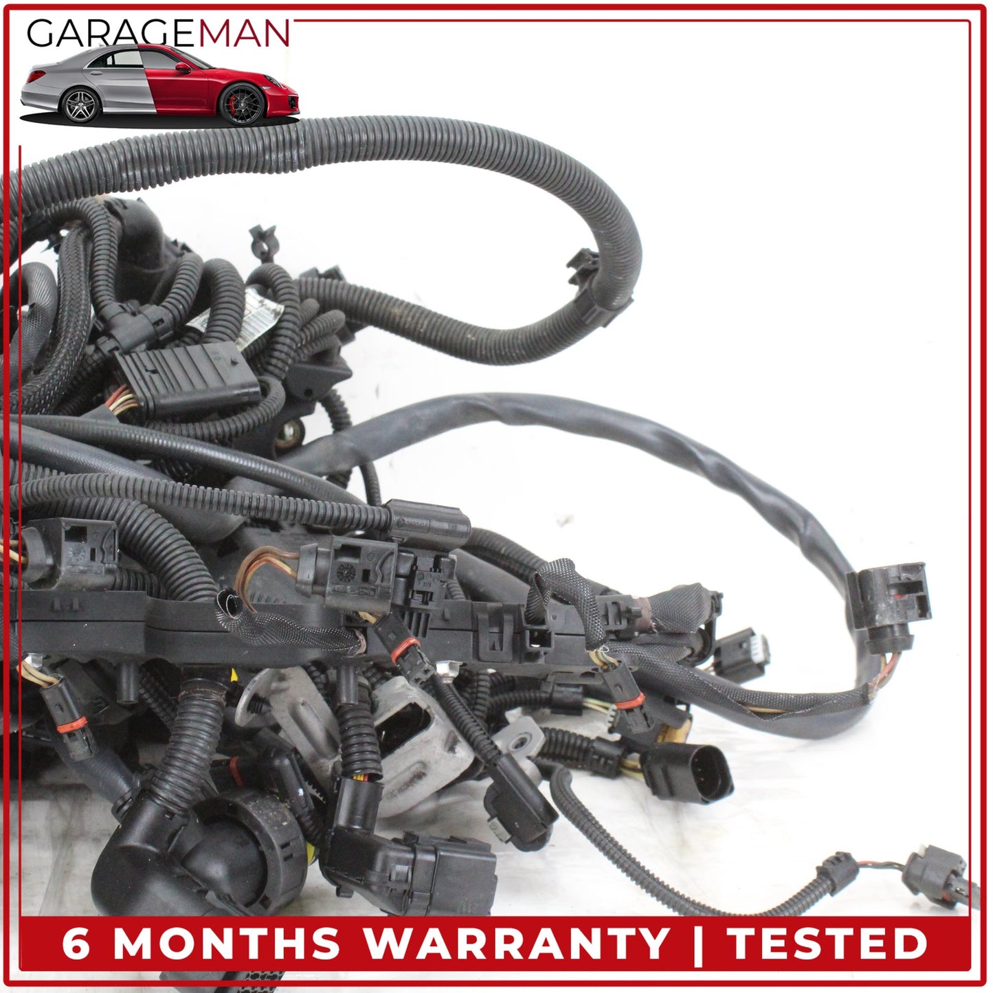 2012-2018 BMW 650i F06 N63 4.4L Engine Motor Wiring Harness Set 7633268 OEM