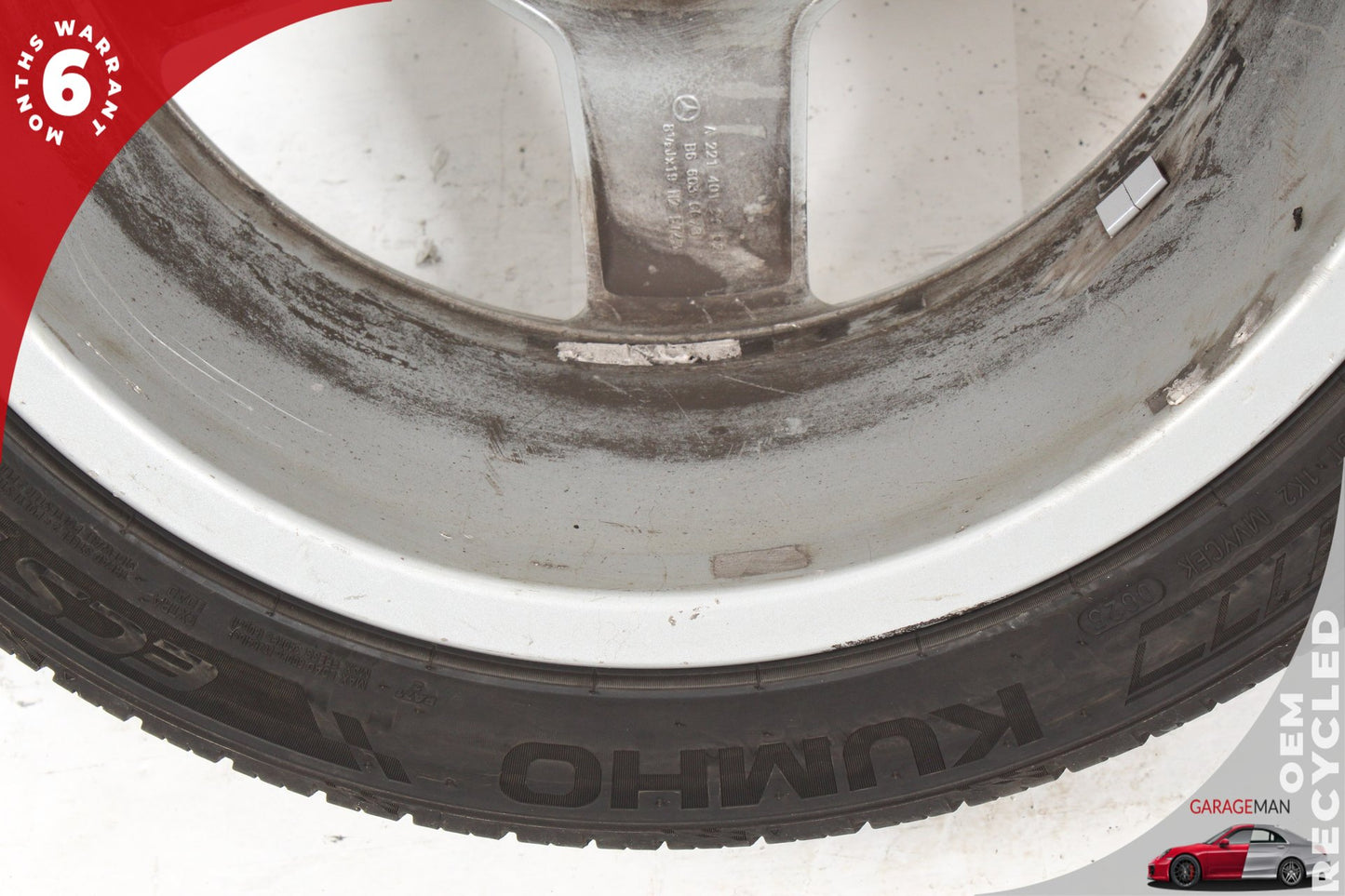2007-2011 Mercedes W221 S550 S600 Front Wheel Rim w/ Tire 8.5JX19H2 ET43 OEM