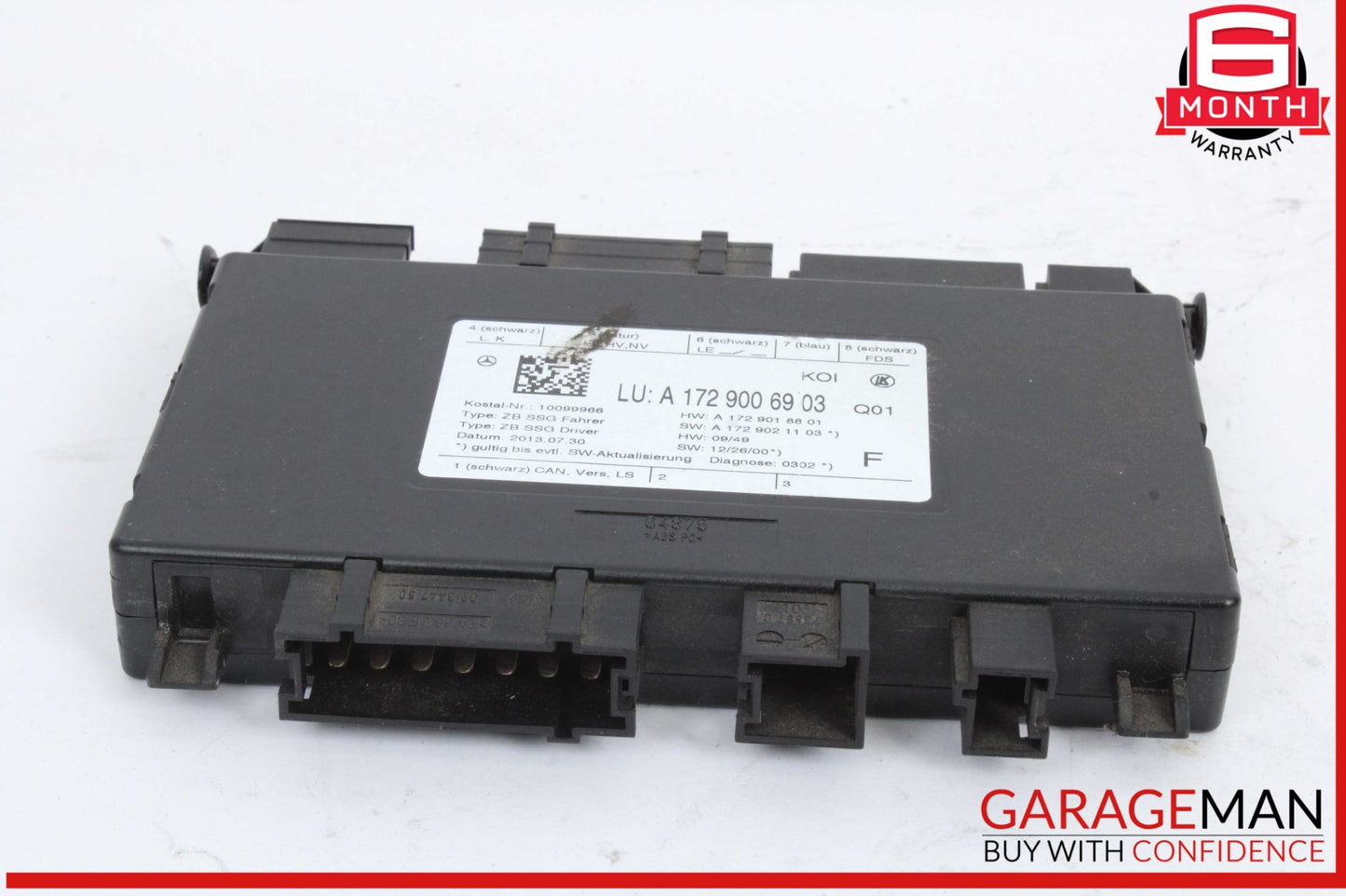 2008-2020 Mercedes-Benz E250 W212 Front Left Seat Control Module 1729006903 OEM