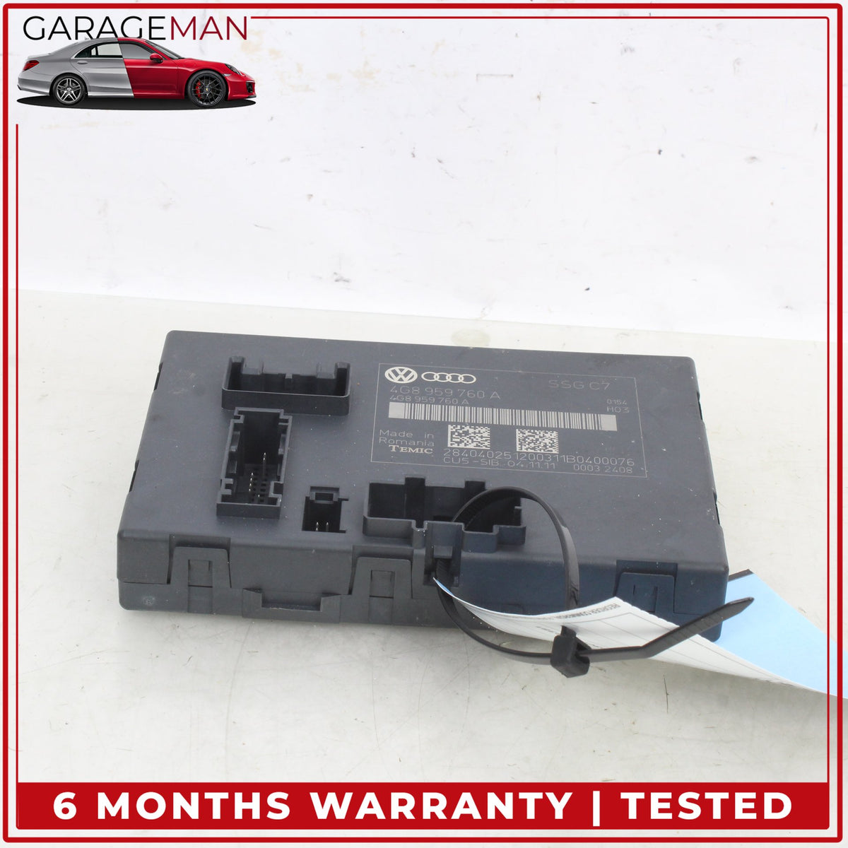 2012-2018 Audi A7 A6 Front Left Side Seat Control Module Unit 4G8959760A OEM